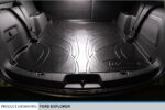 SMARTLINER Juego de Alfombrillas 3 Filas y Forro de Carga Negro para Ford Explorer 2015-2016 con Consola Central de Segu
