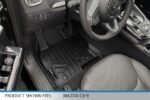SMARTLINER Alfombrillas de Piso Ajuste Personalizado Mazda CX9 2016 2023 2 Filas con Forro de Carga Modelo SA0257 B0257