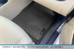 Tapetes SMARTLINER SA0152 B0152 D0152 para Toyota Highlander 2014-2019 Negro 2 Filas con Forro de Carga