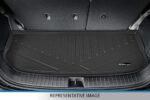 SMARTLINER Juego de Tapetes 2 Filas y Forro de Carga Negro Compatible con GMC Acadia 2007-2008