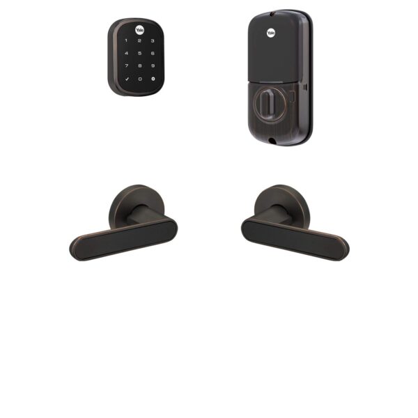 Yale Security - Cerrojo de seguridad con pantalla táctil, Wi-Fi y Bluetooth | Funciona con Amazon Alexa, Asistente de Go