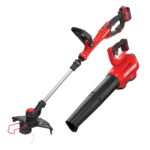 Kit Combinado CRAFTSMAN Cortadora de Hilo y Soplador de Hojas Inalámbrico V20 CMCK297M1 13 pulgadas Rojo
