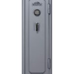 Wasatch Caja fuerte ignífuga e impermeable para 18 armas con cerradura electrónica, gris (18EGW)