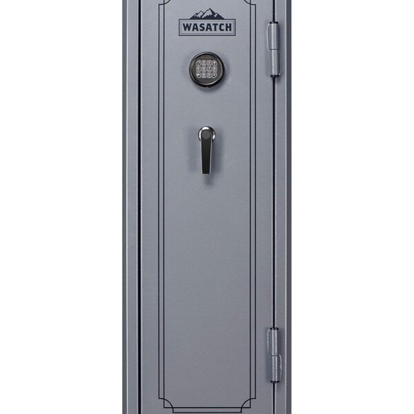 Wasatch Caja fuerte ignífuga e impermeable para 18 armas con cerradura electrónica, gris (18EGW)