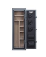 Wasatch Caja fuerte ignífuga e impermeable para 18 armas con cerradura electrónica, gris (18EGW)