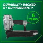 Metabo HPT Engrapadora de corona ancha, clavadoras neumáticas preferidas por profesionales, herramienta para entablillad