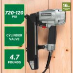 Metabo HPT Engrapadora de corona ancha, clavadoras neumáticas preferidas por profesionales, herramienta para entablillad