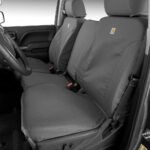 Funda de Asiento Covercraft Carhartt SeatSaver SSC2532CAGY para Ram 1500 2019-2025 Asientos de Cubo Primera Fila Color G