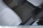 Alfombrillas de Piso MAXLINER 3 Filas y Forro de Carga Ajuste Personalizado para Volkswagen Tiguan 2018-2024 Color Negro