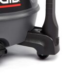RIDGID 62718 Rojo RT1400 Aspiradora húmeda/seca de 14 galones, gris oscuro y rojo