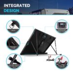 Panel Solar Portátil Renogy 200W 12V RNG-KIT-STCS200DC-VOY20 con Controlador de Carga PWM Voyager 20A Impermeable Plegab
