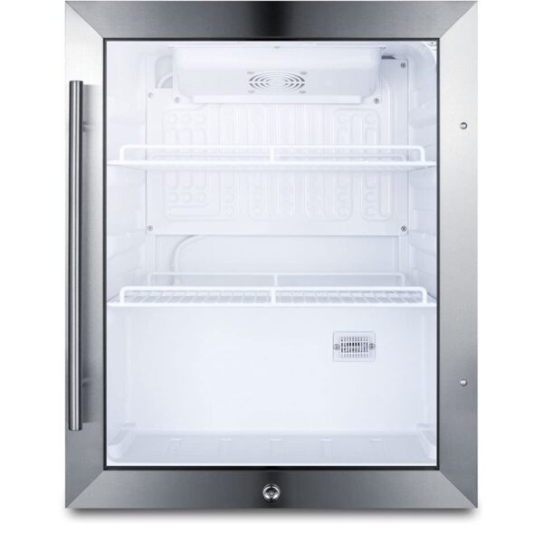 Summit Appliance SCR314L Centro compacto de bebidas; 2.1 pies cúbicos; descongelación automática; luz LED interior; term