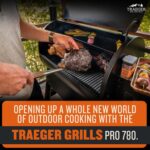 Parrilla y Ahumador de Pellets Traeger Pro 780 TFB78GLEC 780 Pulgadas Cuadradas Negro