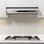 IKTCH Campana extractora para debajo del gabinete de 30 pulgadas con 900 CFM, panel de control táctil y detección de ges