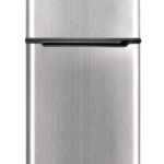 FRIGIDAIRE Refrigerador/congelador de 2 puertas, 4.6 pies cúbicos, acero inoxidable negro, plomizo