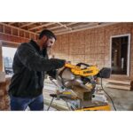DEWALT Sierra ingletadora, 12 pulgadas, doble bisel, compuesto, línea de corte XPS, 15 amperios (DWS716XPS)