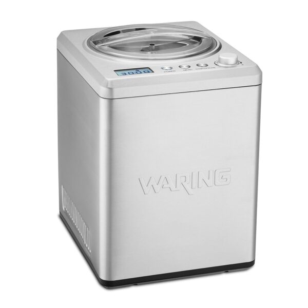 Waring WCIC25 - Compresor comercial de 2.5 cuartos de galón, compresor integrado sin precongelación, para restaurantes y