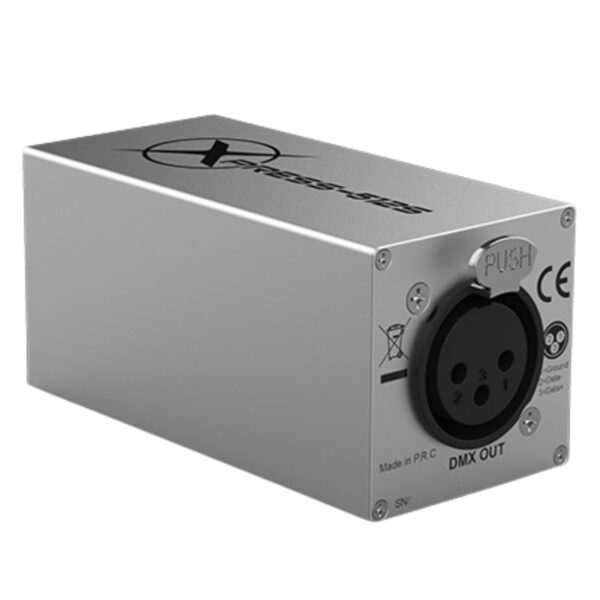 Interfaz DMX Chauvet Lighting X-press-512S para software ShowXpress control de dos universos DMX y Artnet compatible con