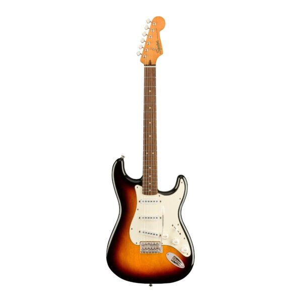 Squier Classic Vibe - Guitarra eléctrica Stratocaster de los años 60, 2 años de garantía, 3 colores Sunburst, diapasón d
