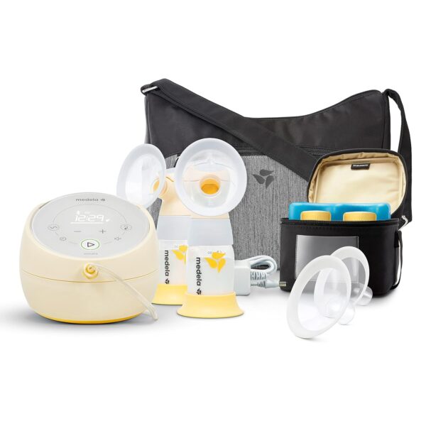 Extractor de leche eléctrico doble Medela Sonata 101037319 rendimiento hospitalario recargable pantalla táctil sistema c