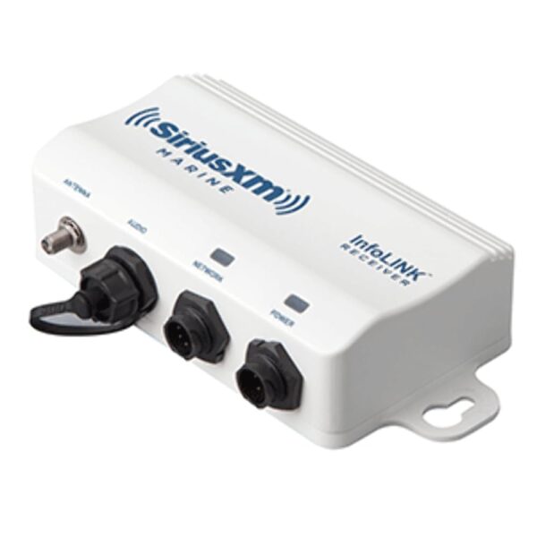 Receptor Raymarine E70499 SR200 SiriusXM InfoLINK blanco