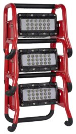 Streamlight Luz de escena portátil recargable de alto lúmenes 46000 II con 120V AC/12V DC Power, rojo