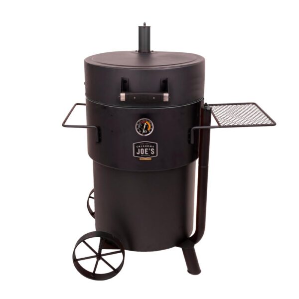 Ahumador de Tambor Oklahoma Joe's Bronco Pro Char-Broil 19202099 Negro Acero 21.5 Pulgadas