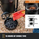 Ahumador de Tambor Oklahoma Joe's Bronco Pro Char-Broil 19202099 Negro Acero 21.5 Pulgadas