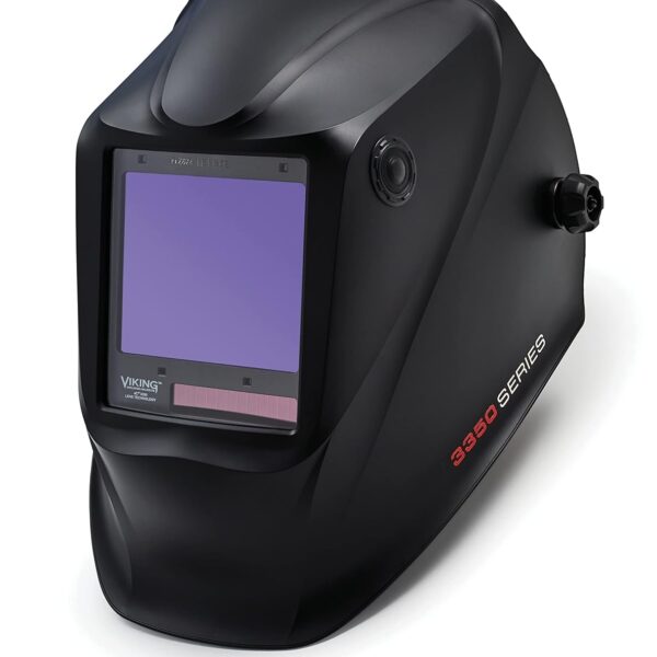 Lincoln Electric K3034-4 VIKING 3350 Casco de soldadura con oscurecimiento automático con tecnología de lente 4C, negro