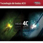 Lincoln Electric K3034-4 VIKING 3350 Casco de soldadura con oscurecimiento automático con tecnología de lente 4C, negro