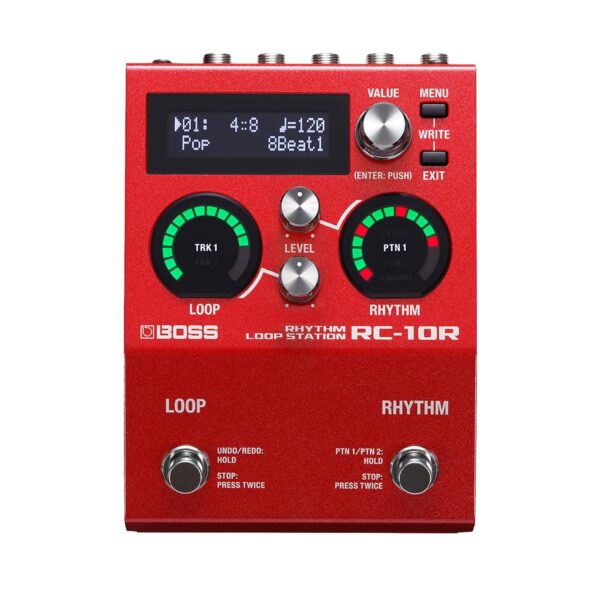 BOSS RC-10R Rhythm Loop Station | Bucle basado en canciones y ritmos dinámicos en un espacio pequeño | 280 estilos prees