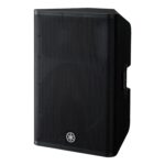 Yamaha DXR15MKII, gabinete de altavoz alimentado de 15 pulgadas y 1100 W, negro mate