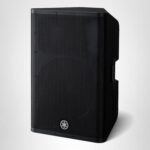 Yamaha DXR15MKII, gabinete de altavoz alimentado de 15 pulgadas y 1100 W, negro mate