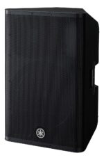 Yamaha DXR15MKII, gabinete de altavoz alimentado de 15 pulgadas y 1100 W, negro mate