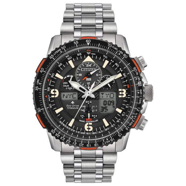Reloj Citizen Promaster Skyhawk A-T JY8108-53E Super Titanio 45mm Eco-Drive Resistente al Agua 200 Metros
