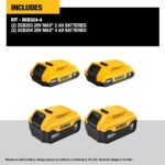 Batería DEWALT DCB324-4 Iones de Litio 20V MAX Paquete de 4 2Ah y 4Ah