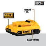 Batería DEWALT DCB324-4 Iones de Litio 20V MAX Paquete de 4 2Ah y 4Ah