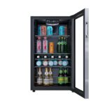 EdgeStar BWC121 19 pulgadas de ancho 105 latas Capacidad Extreme Cool Beverage Center - Acero inoxidable