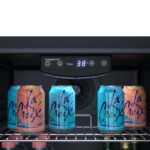 EdgeStar BWC121 19 pulgadas de ancho 105 latas Capacidad Extreme Cool Beverage Center - Acero inoxidable