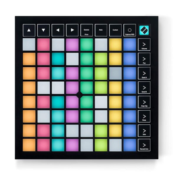 Controlador de cuadrícula MIDI Novation Launchpad X para Ableton Live/Logic Pro — Controles fáciles, reproducción dinámi