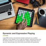 Controlador de cuadrícula MIDI Novation Launchpad X para Ableton Live/Logic Pro — Controles fáciles, reproducción dinámi