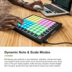 Controlador de cuadrícula MIDI Novation Launchpad X para Ableton Live/Logic Pro — Controles fáciles, reproducción dinámi