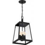 NUVO 60/6584 Halifax - Linterna colgante de 4 luces, color negro mate
