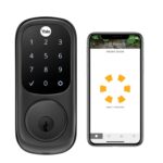 Yale Assure Lock con Wi-Fi – Cerradura inteligente negra de ante para puerta delantera con teclado táctil, control de ap