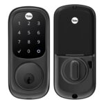 Yale Assure Lock con Wi-Fi – Cerradura inteligente negra de ante para puerta delantera con teclado táctil, control de ap
