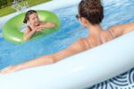 Piscina Inflable Bestway Fast Set 57375E Redonda 13 Pies x 33 Pulgadas Estampado Ratán