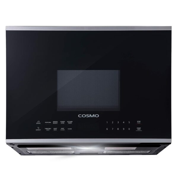 COSMO COS-2413ORM1SS - Microondas de 24 pulgadas para fijar sobre la cocina, de la colección Stellar, 1.34 pies cúbicos,