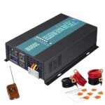 Inversor de Corriente WZRELB RBPRC300024 3000W 24V a 120V Onda Sinusoidal Pura con Control Remoto