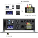 Inversor de Corriente WZRELB RBPRC300024 3000W 24V a 120V Onda Sinusoidal Pura con Control Remoto
