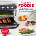 Dash Horno freidora de aire serie Chef - Cocina tostadora de convección y horno eléctrico - Tiene tecnología AirCrisp® y